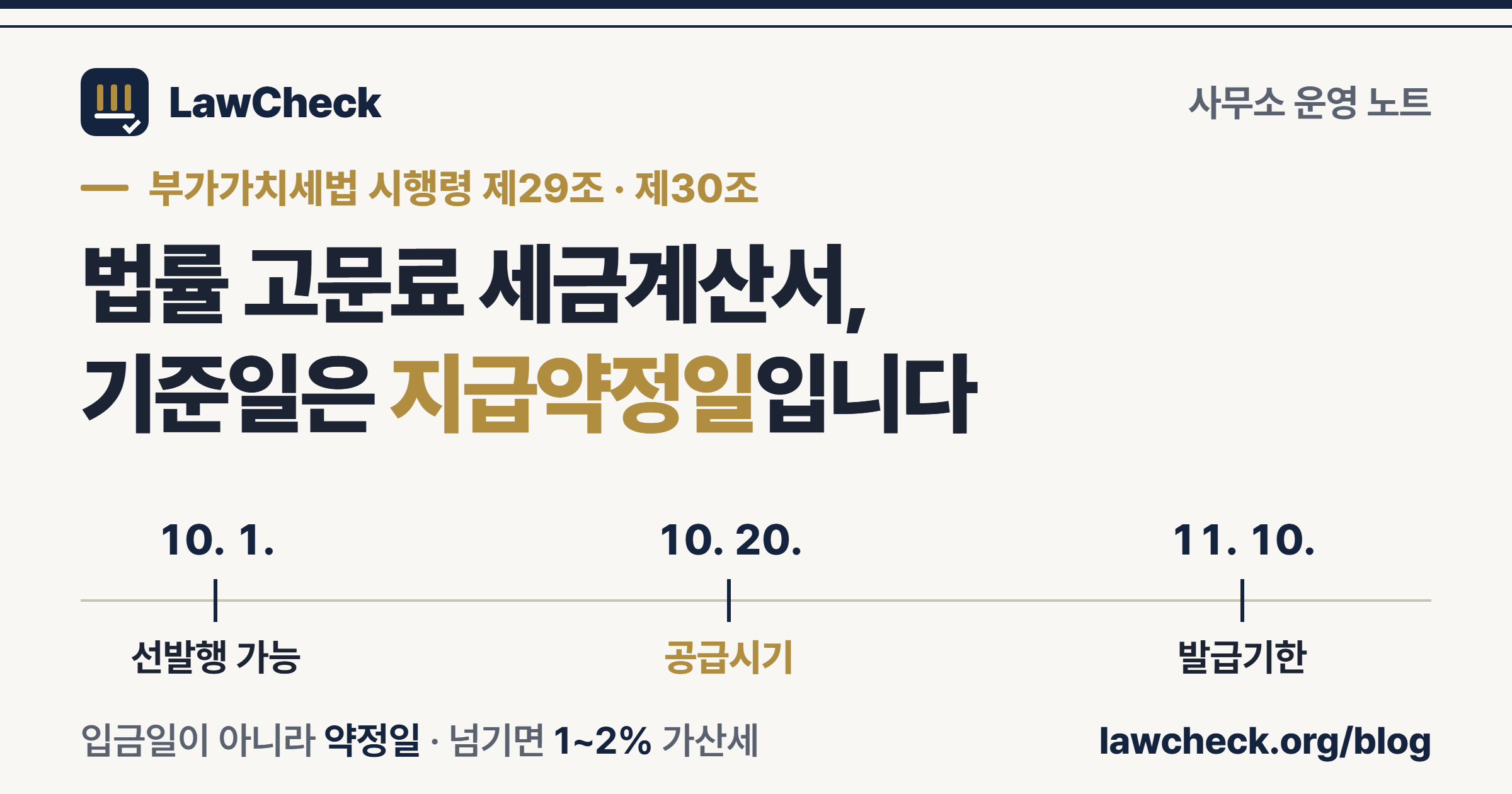 법률 고문료 세금계산서를 매월 1일 선발행하고 20일 지급약정일에 입금을 확인하며 다음 달 10일 발급기한을 넘기지 않도록 정리한 월간 눈금자 표지